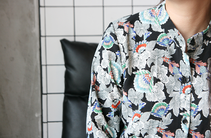 New Women Dress Autumn Flower Dress