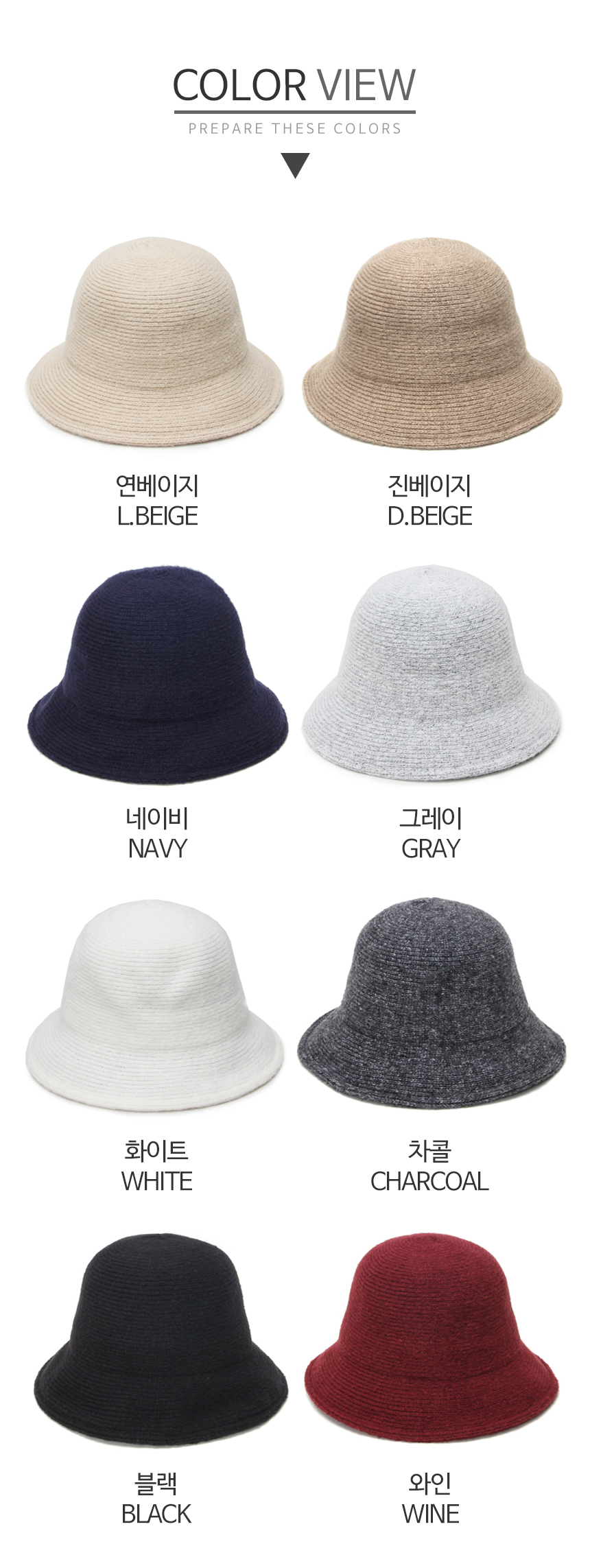 New Women's Hat Women's Plain Bunny Hat Buck