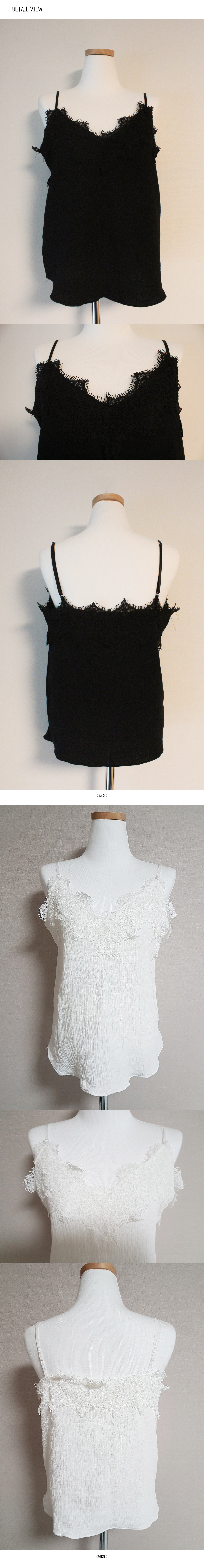 NEW FASHION LADY GIRL SLEEVELESS TOP 레이스나시,