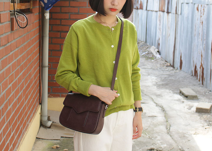 New Square Mini Bag 2 Color Daily Backpack Women&#