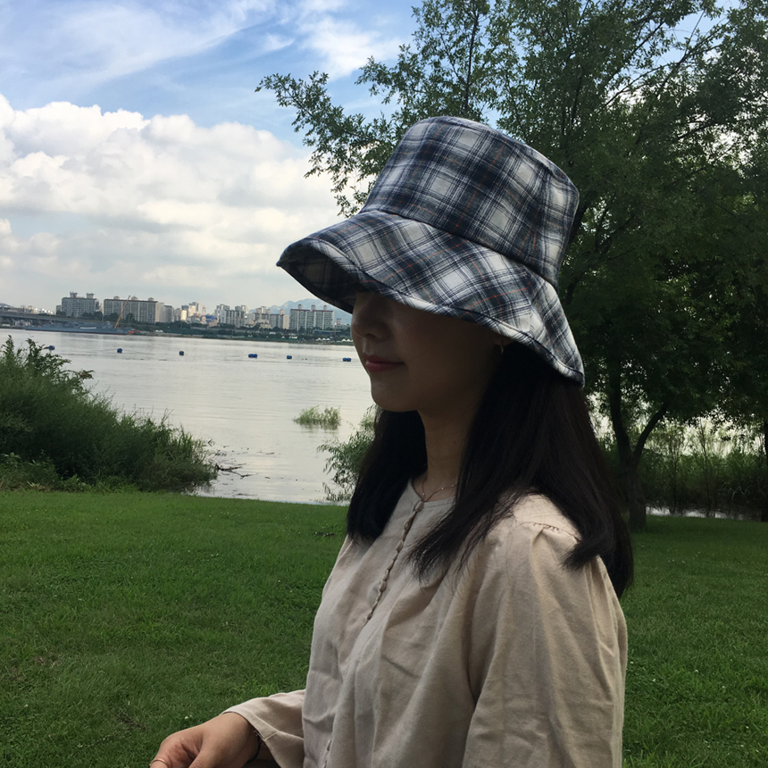 Women Sun Hats Daily Check Over Size Humbly Bucket
