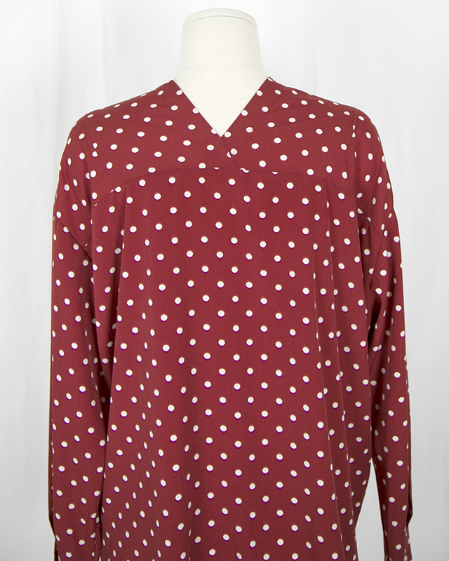 NEW FASHION LADY GIRL Blouse V-neck dot blouse
