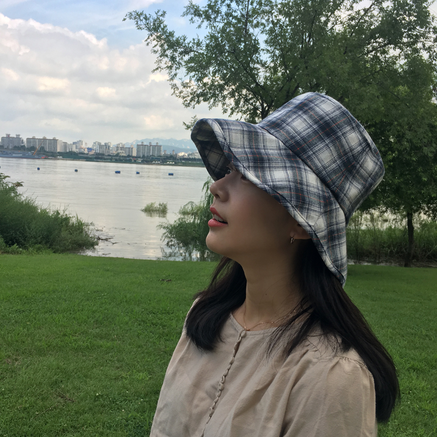 Women Sun Hats Daily Check Over Size Humbly Bucket