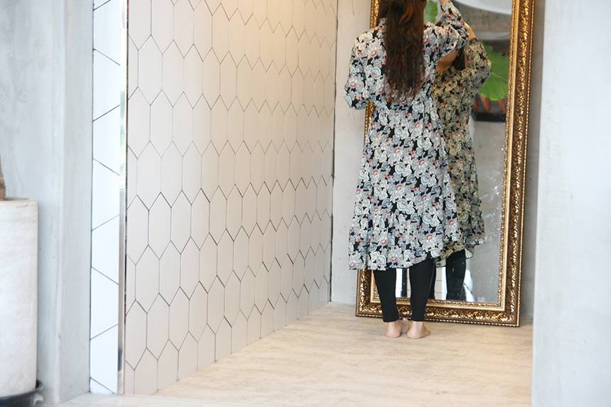 New Women Dress Autumn Flower Dress