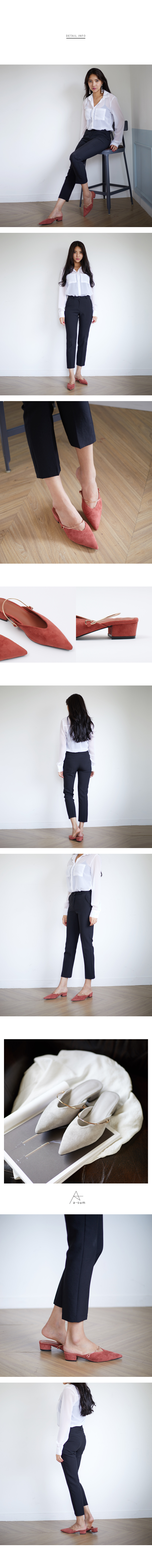 New union gold ornaments stiletto blouse flat woma