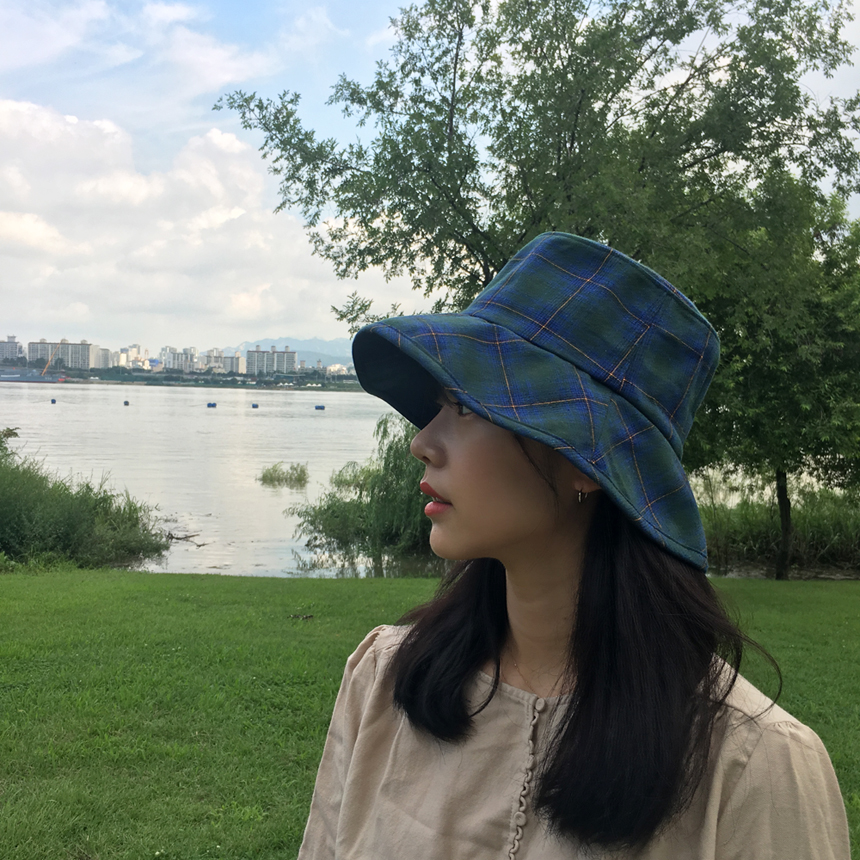 Women Sun Hats Daily Check Over Size Humbly Bucket