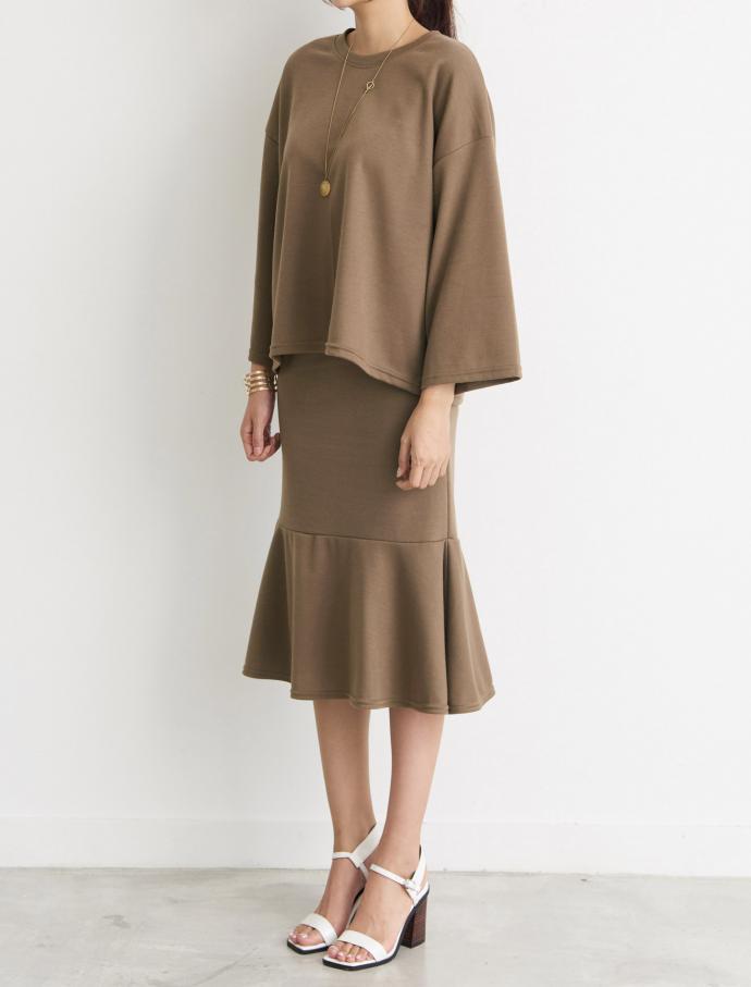 Fur Skirt Two Piece Set 3 Color Women's Dress F