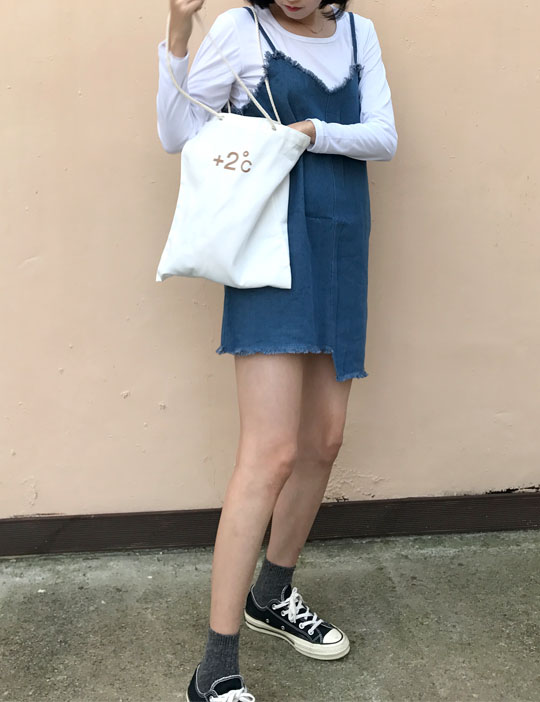 Daily Cotton Eco Bag This is a simple ladies colle