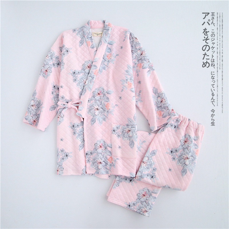 New imported flower Nubim yukata winter couple paj
