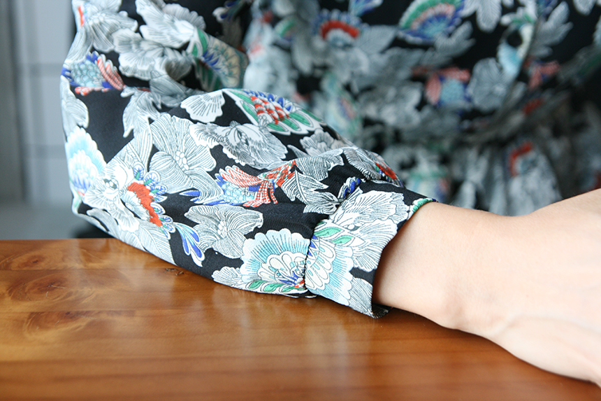 New Women Dress Autumn Flower Dress