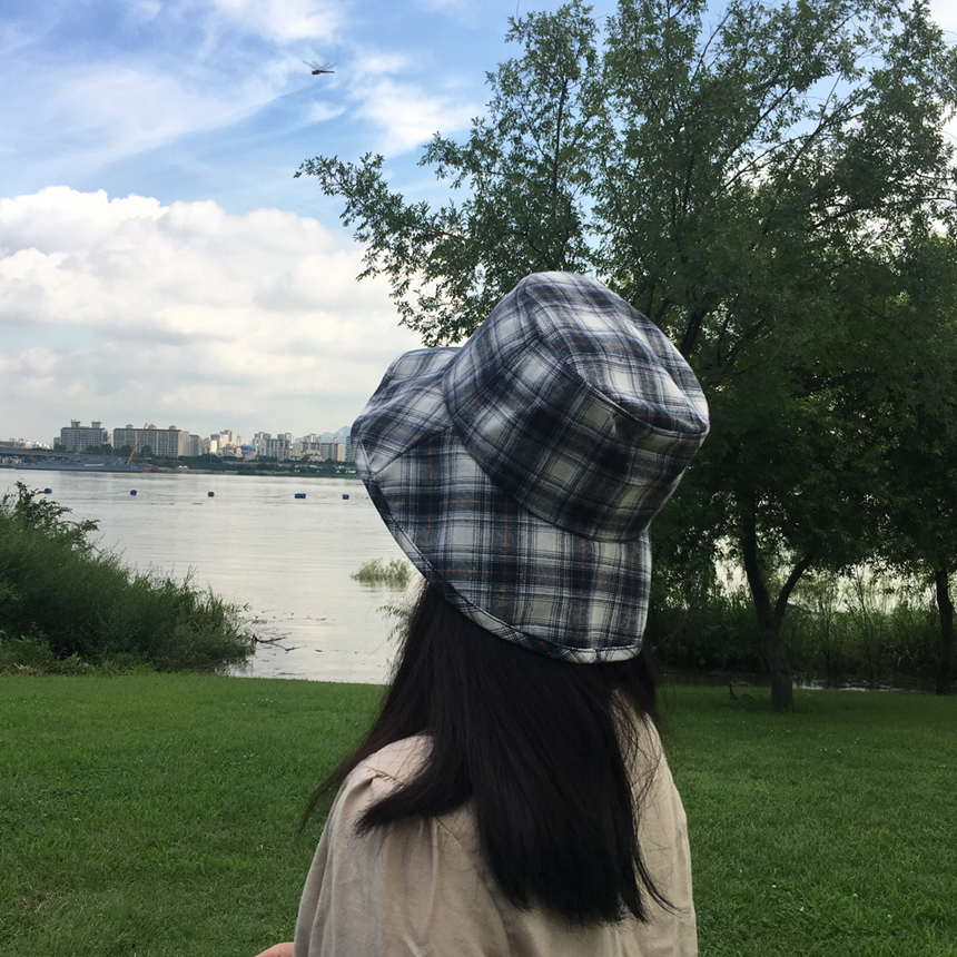 Women Sun Hats Daily Check Over Size Humbly Bucket