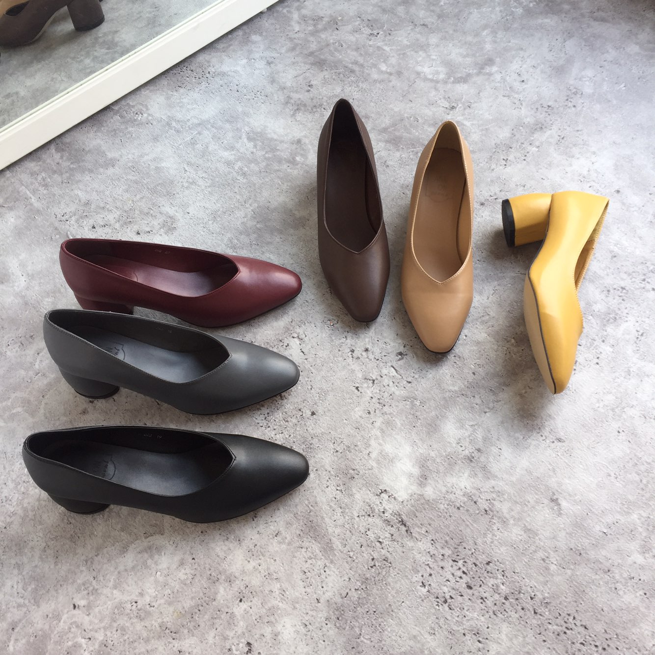 Retro Tongue Pumps 6cm Memory Foam Middle Hill Kea