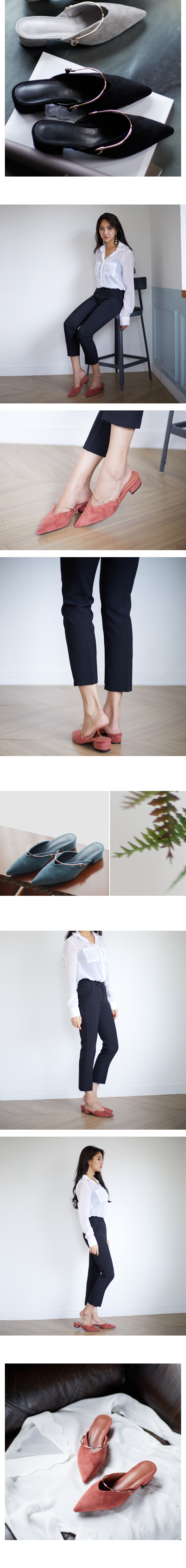 New union gold ornaments stiletto blouse flat woma