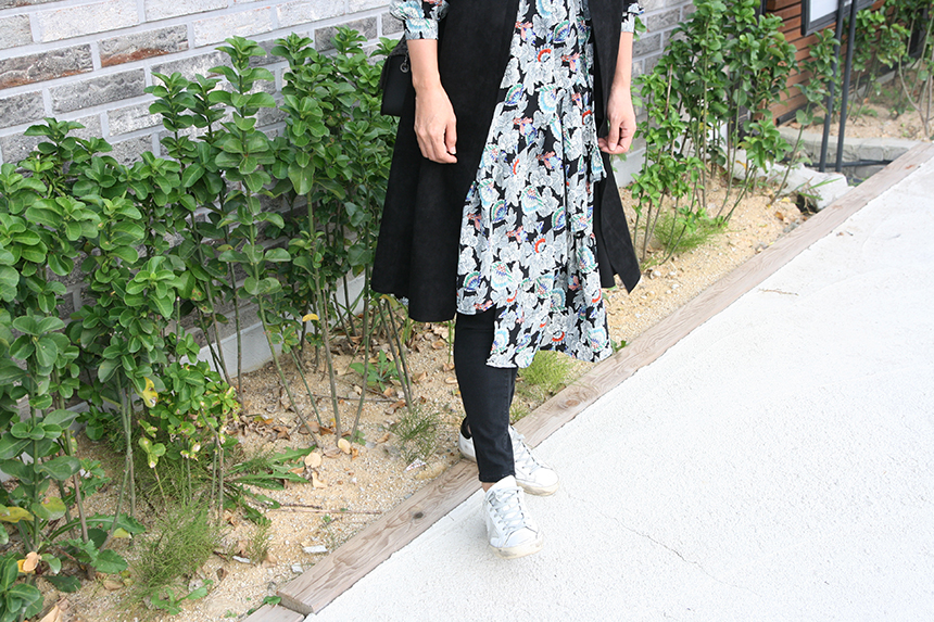 New Women Dress Autumn Flower Dress