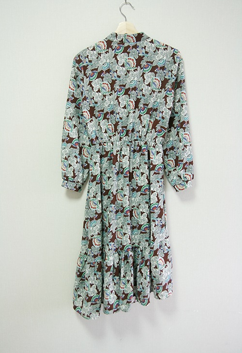 New Women Dress Autumn Flower Dress