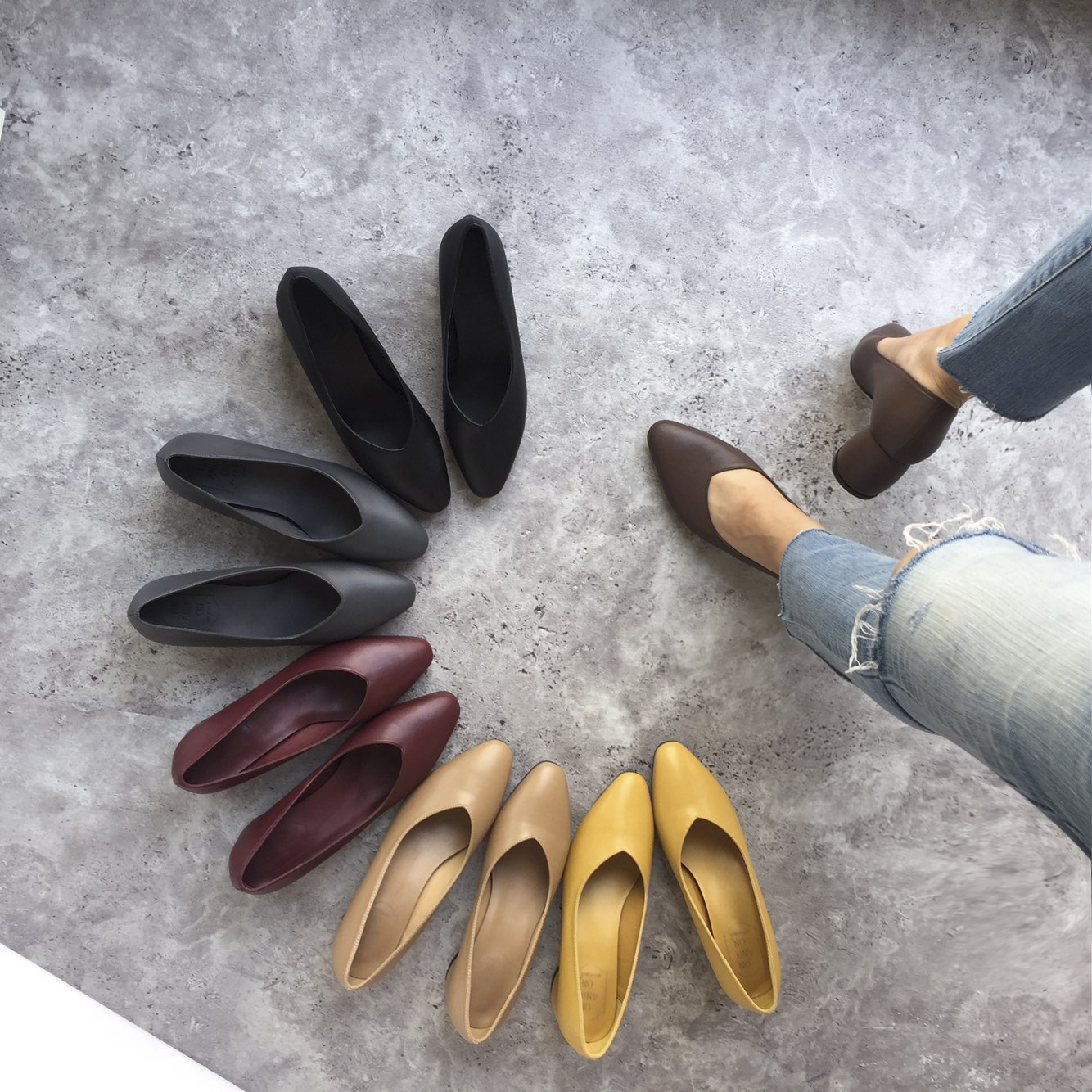 Retro Tongue Pumps 6cm Memory Foam Middle Hill Kea