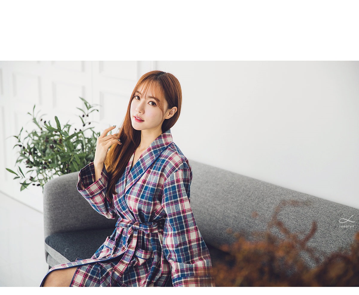 New Robe Romantique Check Frannell Women's Nigh