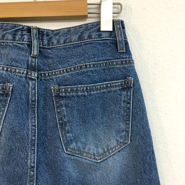 Women Jeans Pants High Waist 8 Semi-Boot Cut Jeans