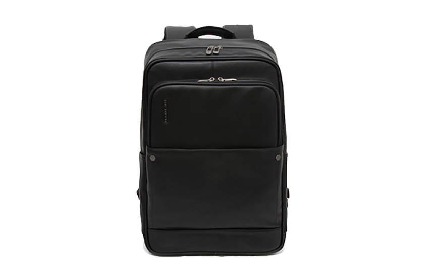 Men's Fake Men's Fake Leather Carrier Backpa