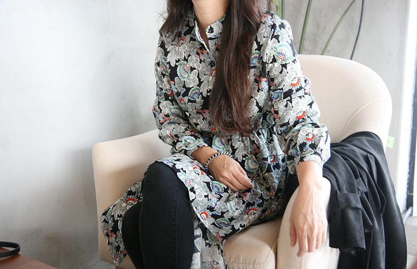 New Women Dress Autumn Flower Dress