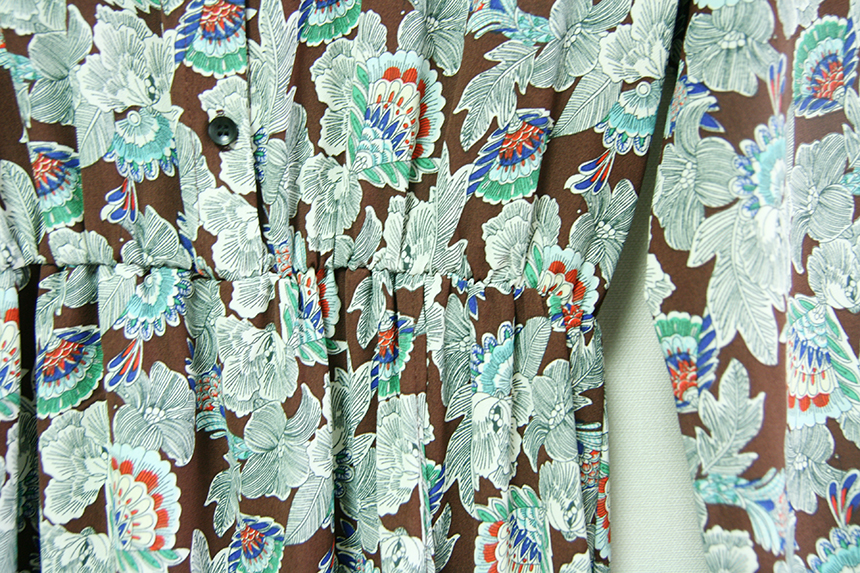 New Women Dress Autumn Flower Dress