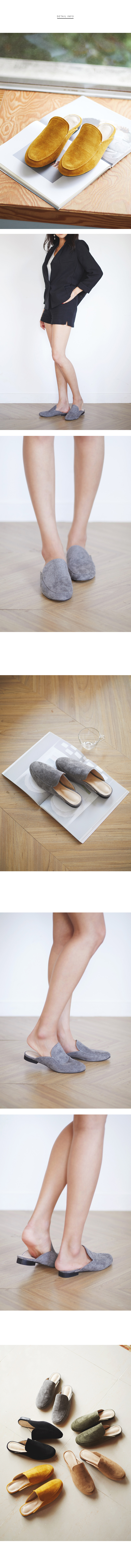 New No-oh Basic Suede Bloper Fall Women Slippers O