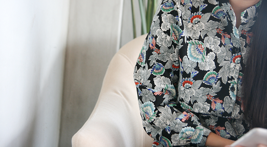 New Women Dress Autumn Flower Dress