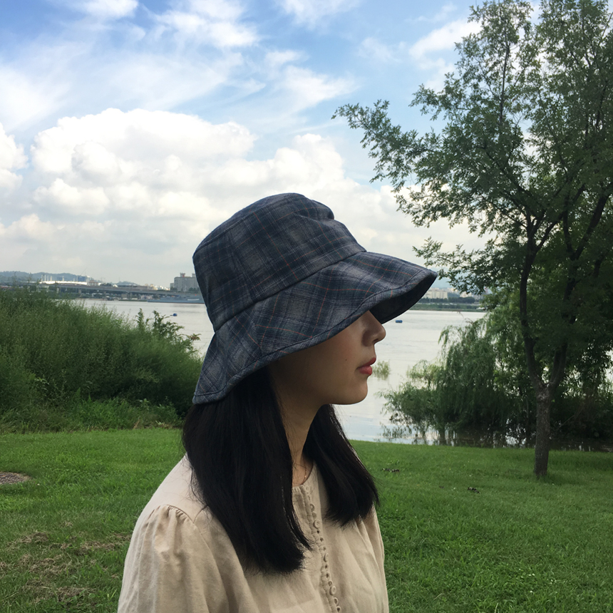 Women Sun Hats Daily Check Over Size Humbly Bucket