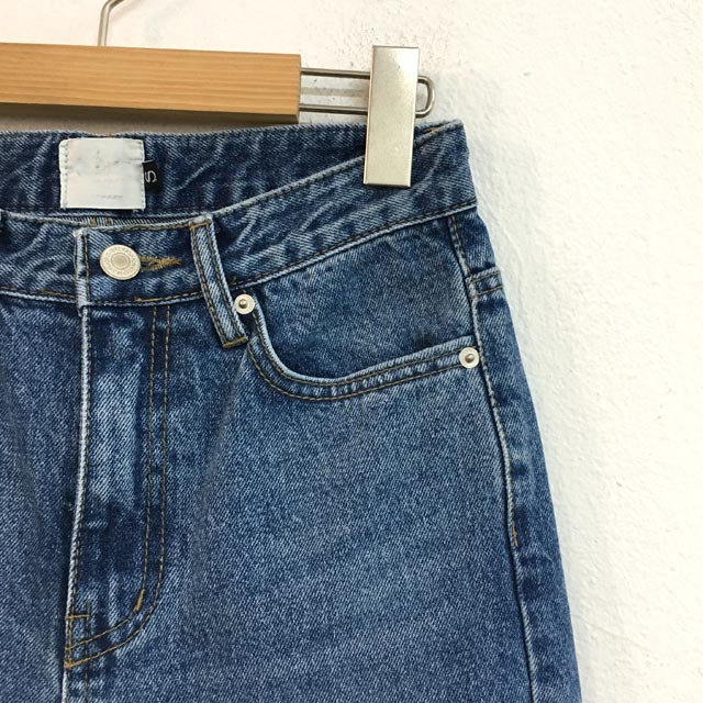 Women Jeans Pants High Waist 8 Semi-Boot Cut Jeans