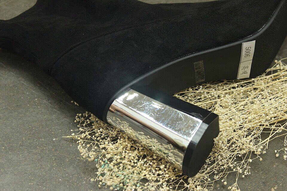 Suede Ankle Boots Basic Angle 8cm Modern &amp Chic