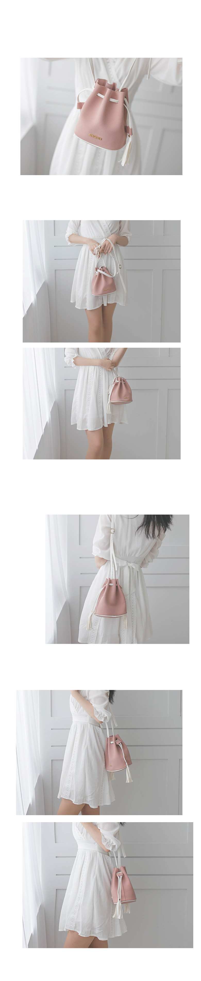 New Mini Leather Tassel Backpack F02062 Women Hand