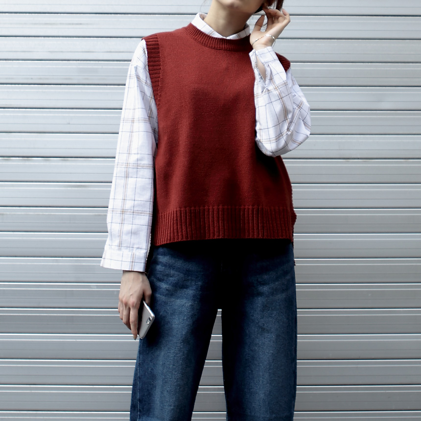 Women Jeans Pants Roll Up Wide Jeans Denim Pants H