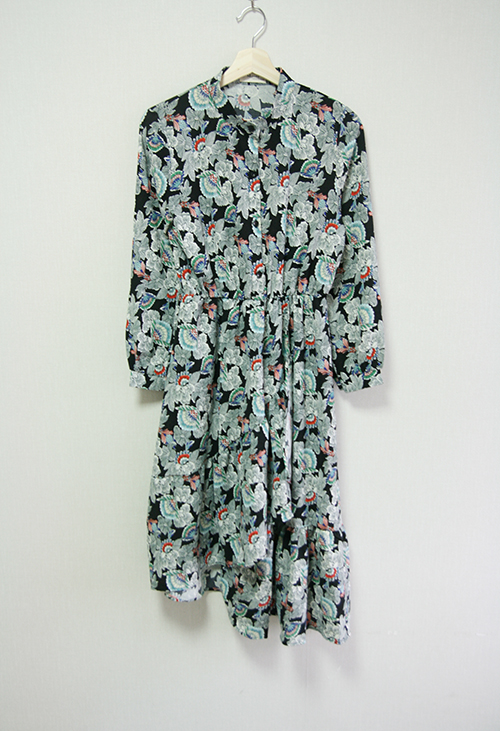 New Women Dress Autumn Flower Dress