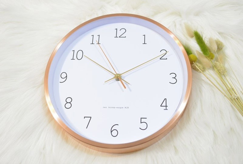 Rose gold metal office living simple simple round 