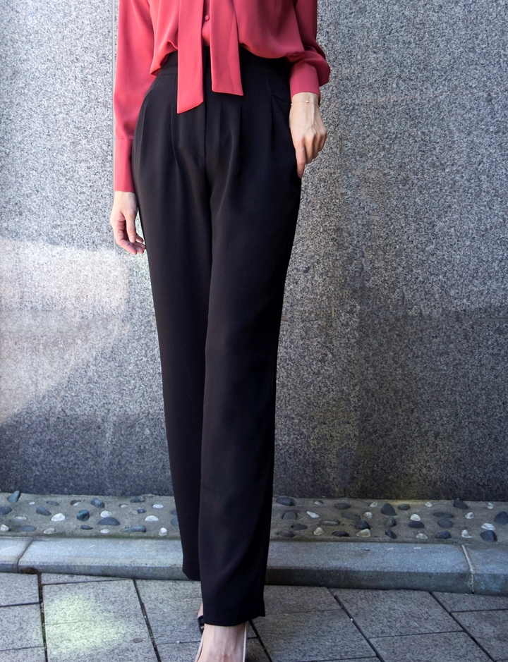 New Women's Pants High Waist Wide Bending Slack