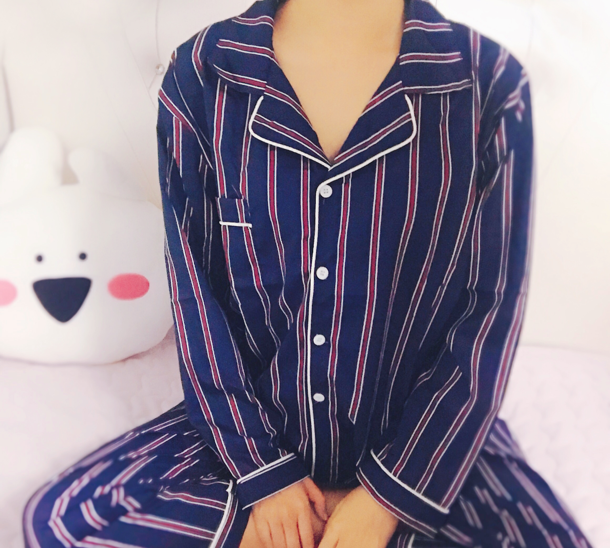 New pajama pajamas 2 different colors Female Femal