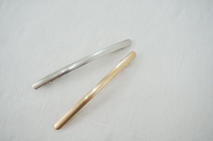 NEW HAIR CLIP HOOP Matte Metal Slim Fins Hairpins 