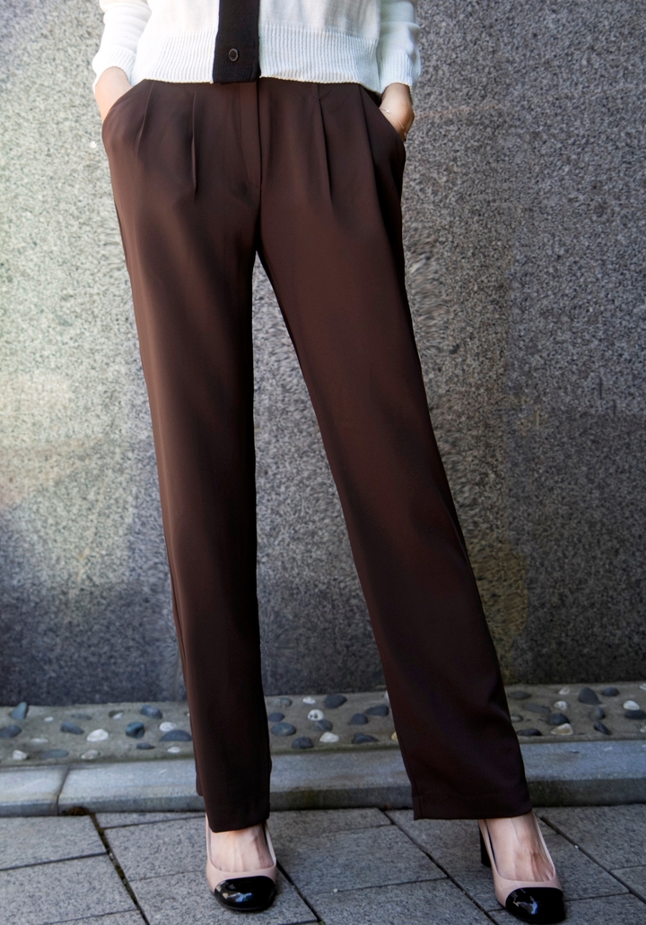 New Women's Pants High Waist Wide Bending Slack
