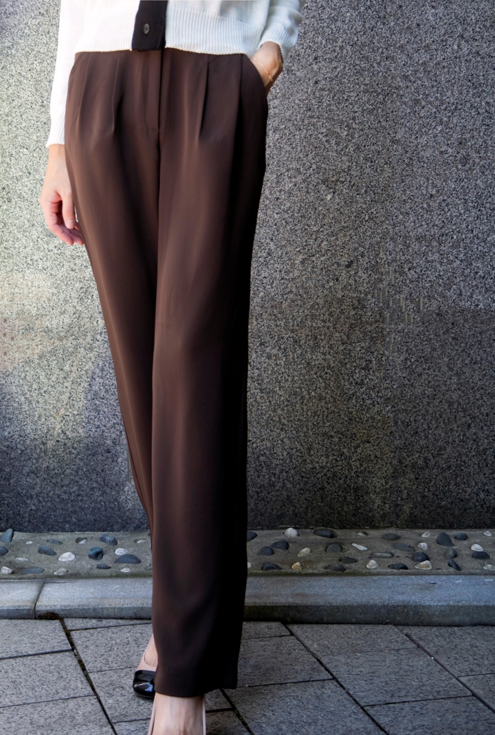 New Women's Pants High Waist Wide Bending Slack