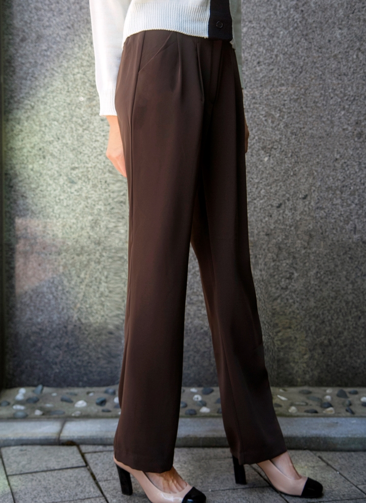 New Women's Pants High Waist Wide Bending Slack