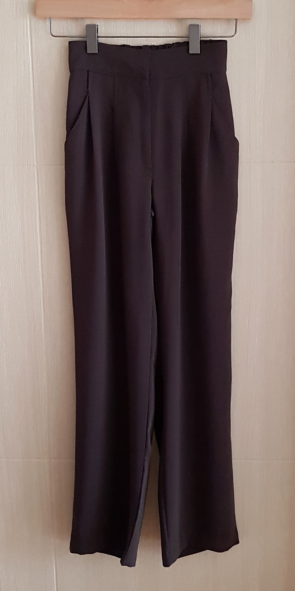 New Women's Pants High Waist Wide Bending Slack