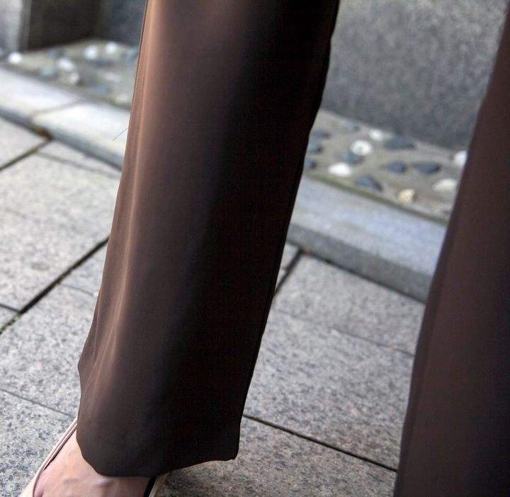 New Women's Pants High Waist Wide Bending Slack