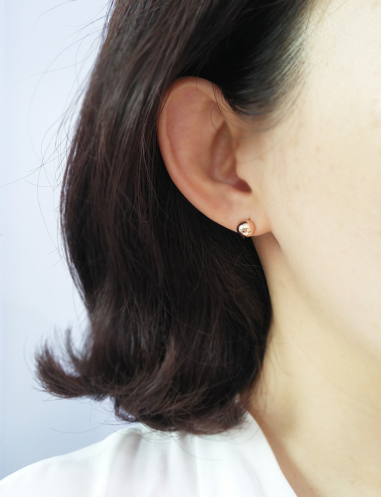 Dongguan anti-circular one-touch earrings 6.5mm 14