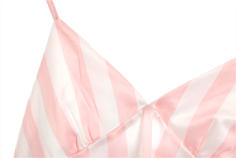 New Karen Stripe Pajamas 4-piece set Women's pa