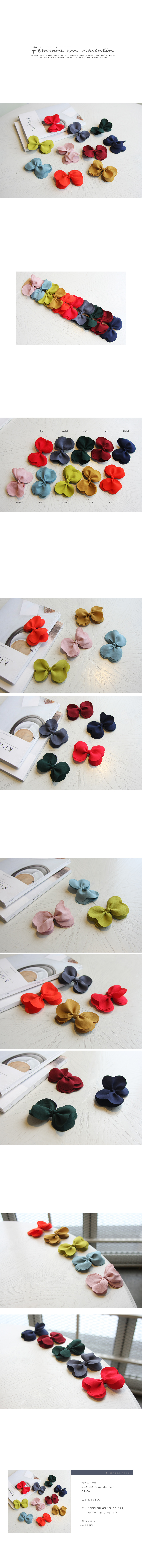 New Marangas Baby Ribbon Hair Clip Tongs 1 Pair Ac