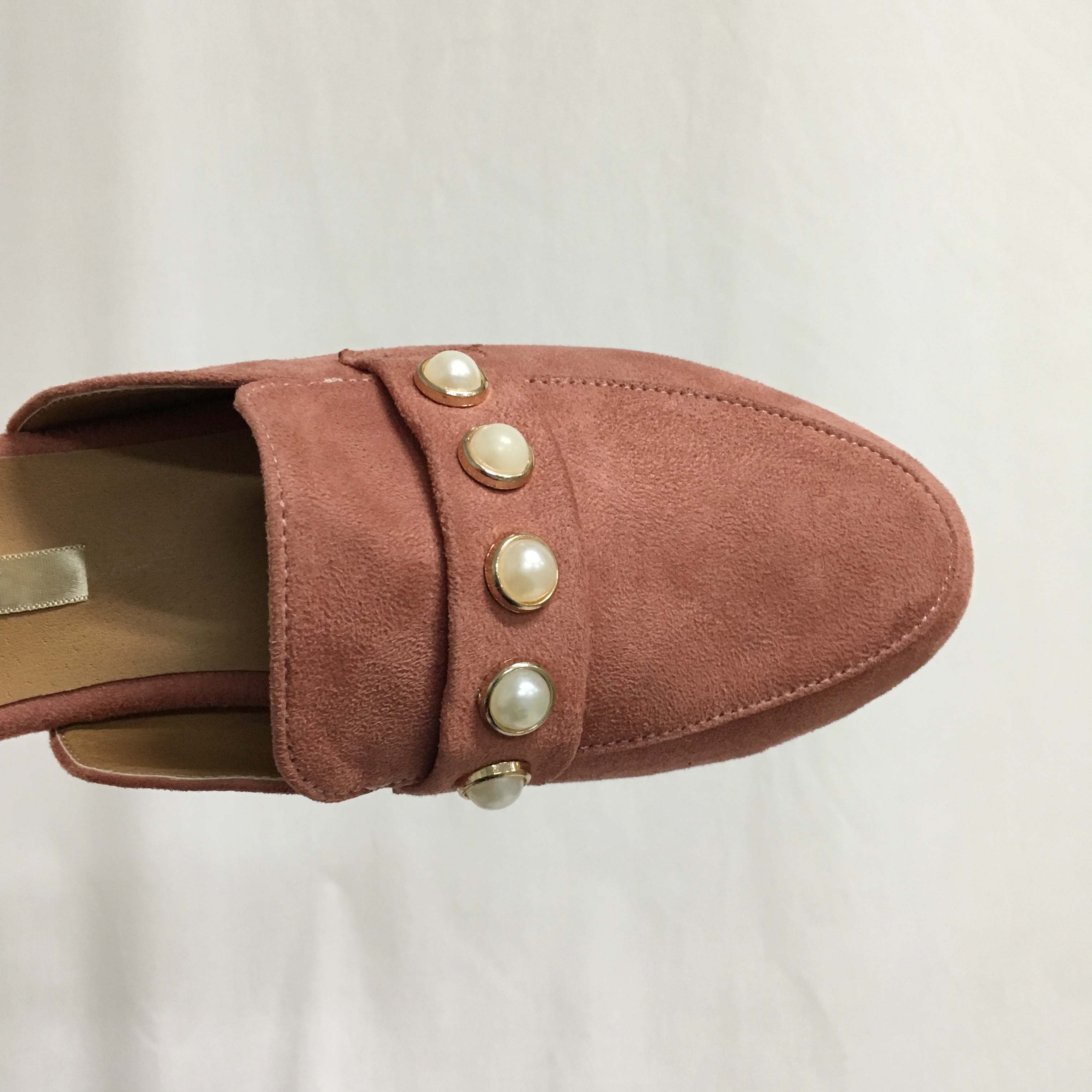 New The Kemps Pearl Blouse Suede Office Shoes Slip