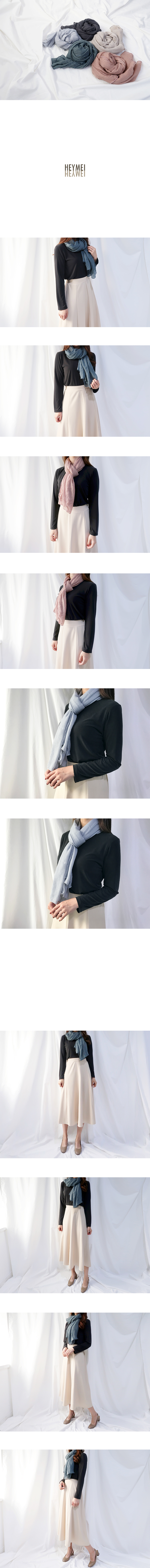 2 + 1 autumn plain pastel muffler 18color Recommen