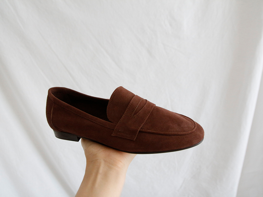 New Mansour Gabriel loafers handmade women suede l