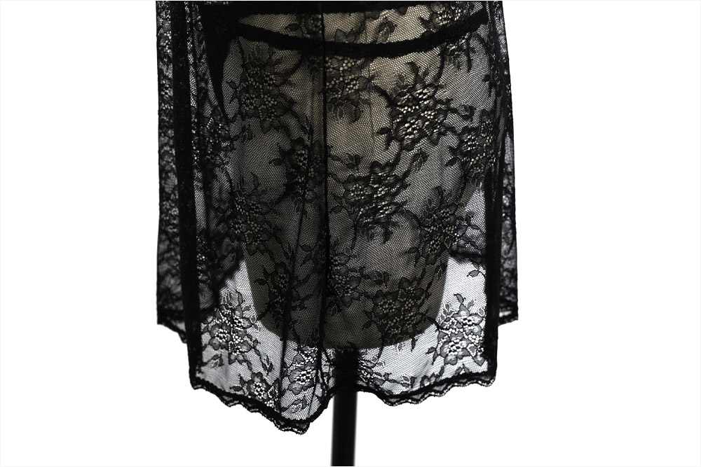 NEW SEXY LINGERIE Shannon Lace slip-on tee shorts 