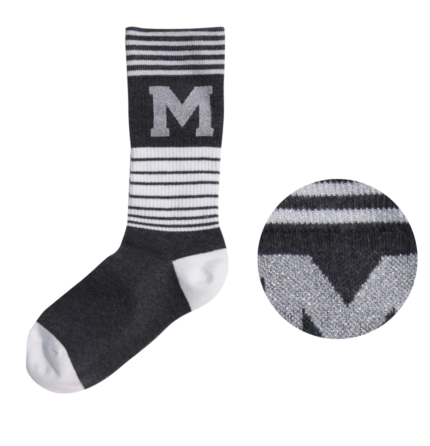 New M board long socks corrugated women fashion pr